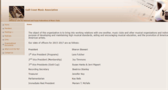 Desktop Screenshot of gulfcoastmusicteachers.org
