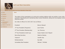 Tablet Screenshot of gulfcoastmusicteachers.org